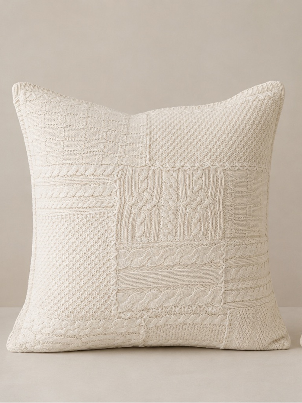 Ralph Lauren Home Wool Cable Knit Euro Sham Pillow Covers Set of 2